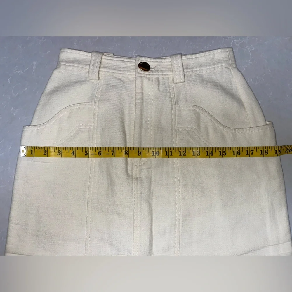 EUC Acler Off White Mini Skirt - Picture 4 of 4